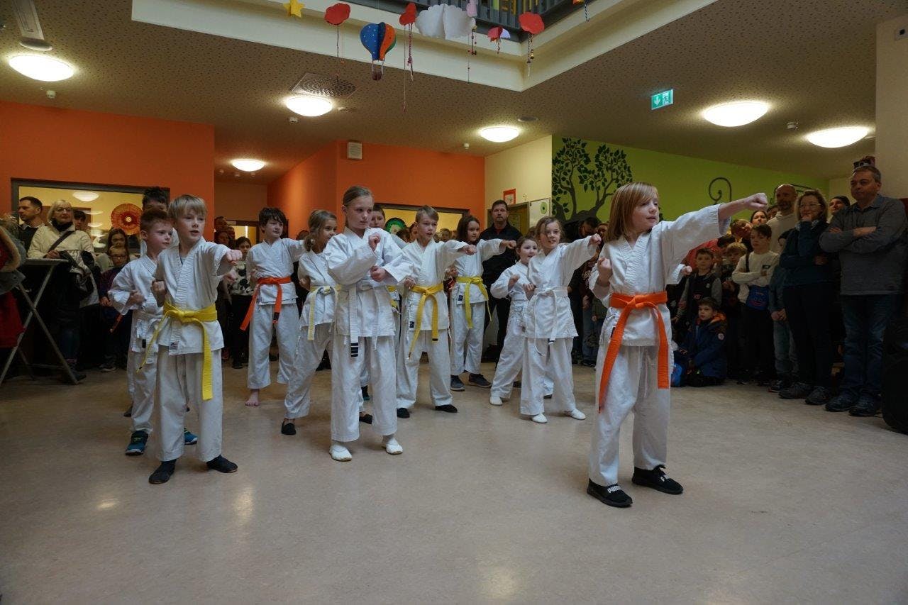 Auftritt der Karate-Kinder